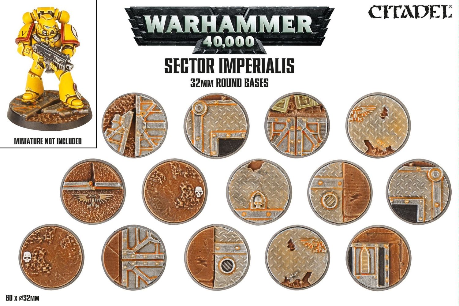 Warhammer 40K: Sector Imperialis - 32mm Round Bases