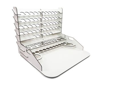 Paint Display &amp; Work Station W/ Storage