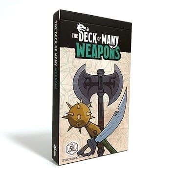 Dungeons &amp; Dragons 5E: Deck of Many Weapons
