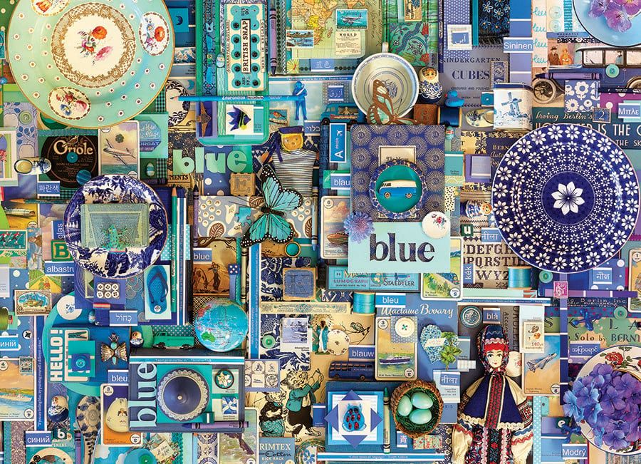 1000 pcs - Blue