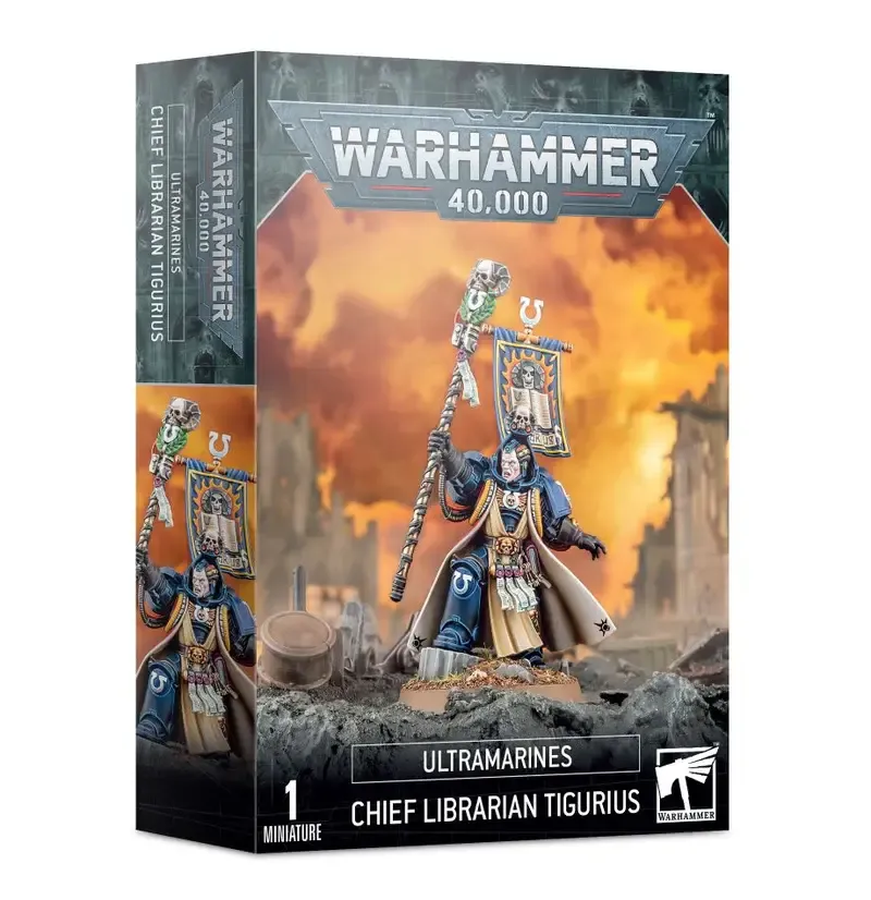 Warhammer 40K: Space Marines (Ultramarines) - Chief Librarian Tigurius