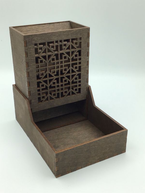 Wooden Dice Tower - 2 Piece