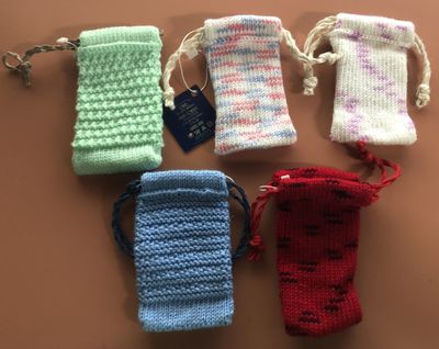 Knitted Dice Bags (Small)