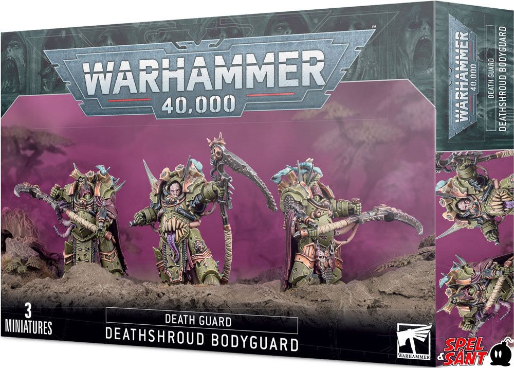Warhammer 40K: Chaos Space Marines (Death Guard) - Deathshroud Bodyguard