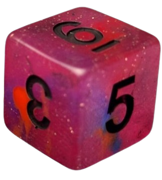 7-Piece Dice Set: Underworld UV Activated -