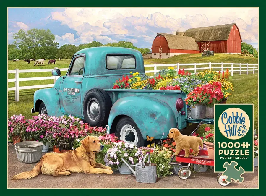 1000 pcs - Flower Truck