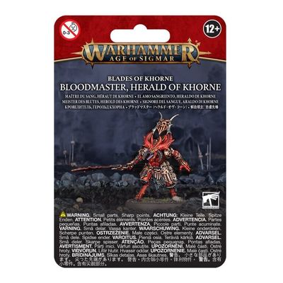 Warhammer 40K: Chaos Daemons (Khorne)/Age of Sigmar: Blades of Khorne - Bloodmaster, Herald Of Khorne