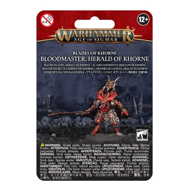 Warhammer 40K: Chaos Daemons (Khorne)/Age of Sigmar: Blades of Khorne - Bloodmaster, Herald Of Khorne