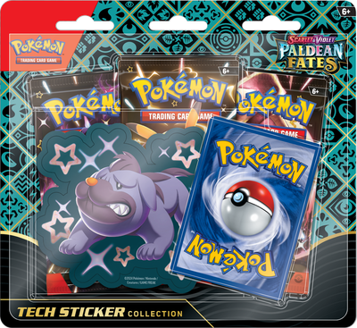Pokemon TCG - Scarlet &amp; Violet: Paldean Fates Tech Sticker Collection