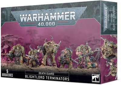 Warhammer 40K: Chaos Space Marines (Death Guard) - Blightlord Terminators