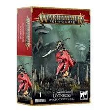 Warhammer Age of Sigmar: Gloomspite Gitz - Loonboss on Giant Cave Squig