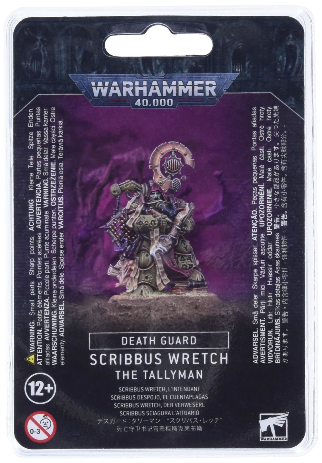 Warhammer 40K: Chaos Space Marines (Death Guard) - Scribbus Wretch The Tallyman
