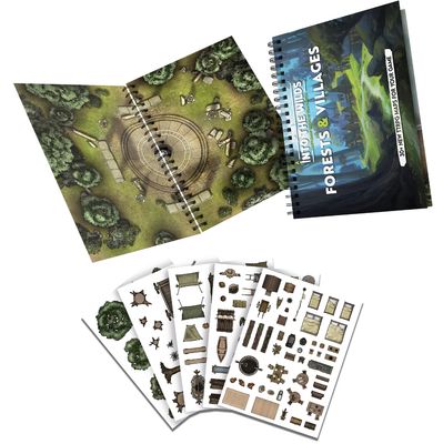 Into the Wilds: Battlemap Books -
