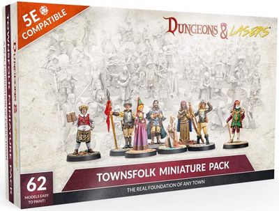 Dungeons &amp; Lasers: Townsfolk Miniature Pack