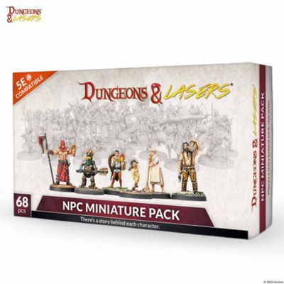 Dungeons &amp; Lasers: NPC Miniature Pack