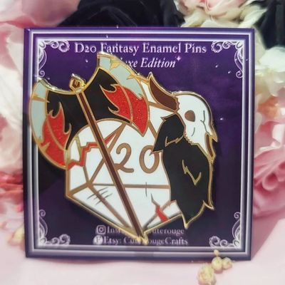 Cute Rouge Crafts Enamel Pin -