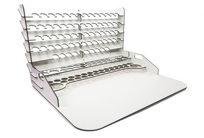 Paint Display &amp; Work Station W/ Storage (Large)