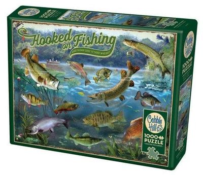 1000 pcs - Hooked on Fishing