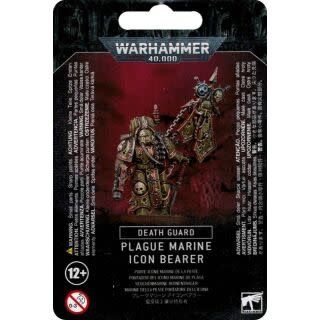 Warhammer 40K: Chaos Space Marines (Death Guard) - Plague Marine Icon Bearer