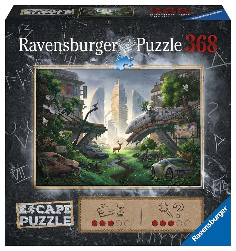 368 pcs - Desolated City Escape Puzzle