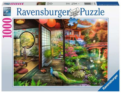 1000 pcs - Japanese Garden Teahouse