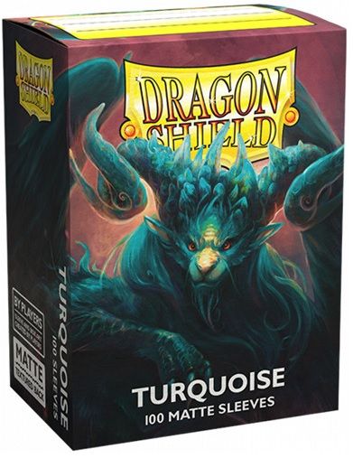 Sleeves - 63x88mm - Dragon Shield - 100/pk - Matte - Turquoise