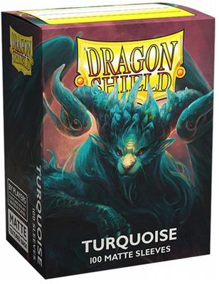 Sleeves - 63x88mm - Dragon Shield - 100/pk - Matte - Turquoise
