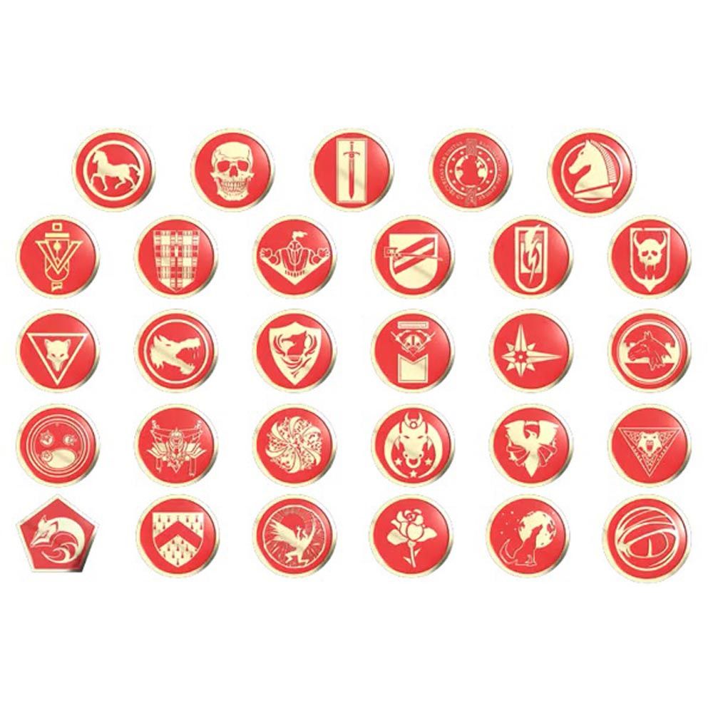 Battletech: Red Challenge Coins (1-38):