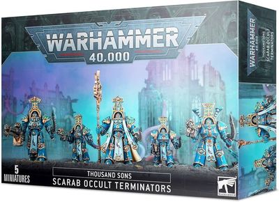 Warhammer 40K: Chaos Space Marines (Thousand Sons) - Scarab Occult Terminators