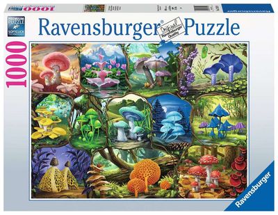 1000 pcs - Beautiful Mushrooms