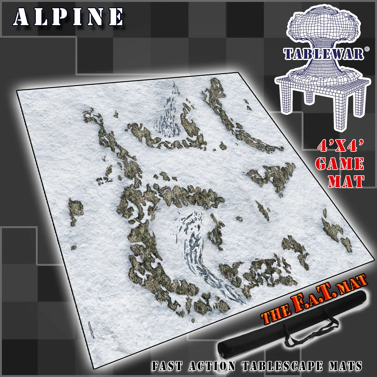 Playmat - F.A.T. Mats (Fatmats): 4&#39; x 4&#39; Alpine