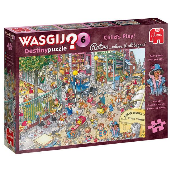 1000 pcs - WASGIJ Retro Destiny: #6, Child’s Play!
