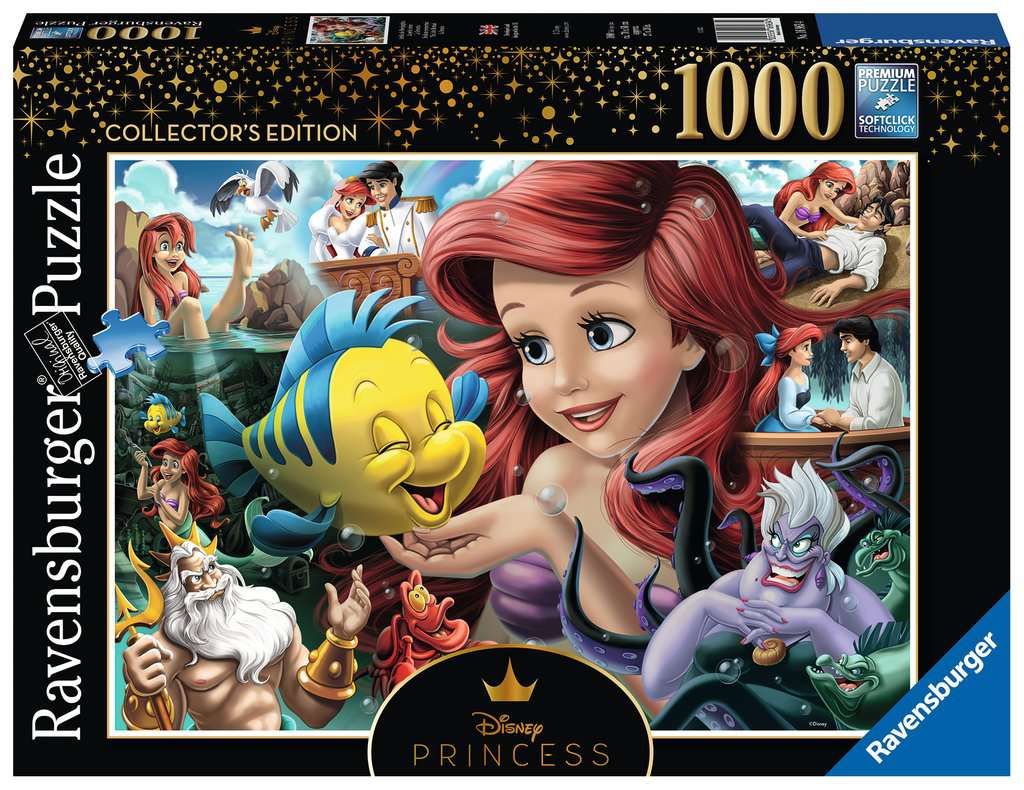 1000 pcs - Disney Princess Heroines Collector&#39;s Edition: Ariel