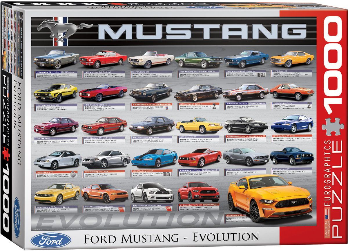 1000 pcs - Ford Mustang Evolution