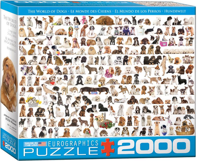 2000 pcs - World of Dogs