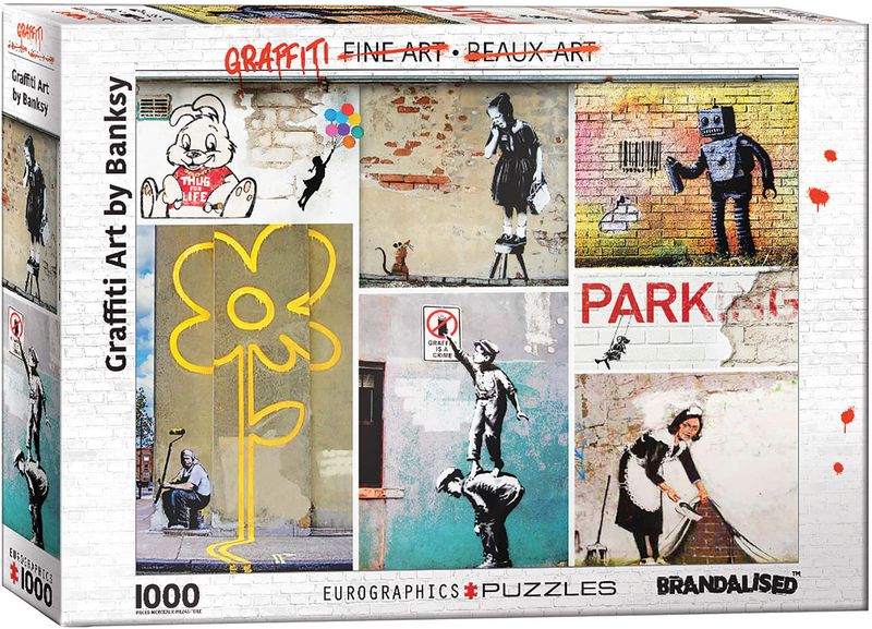 1000 pcs - Banksy Street Art