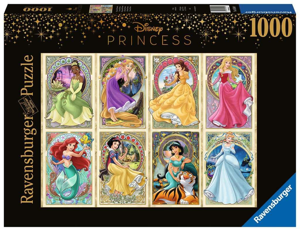 1000 pcs - Disney Art Nouveau Princess