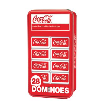 Double Six Dominos Set: Coca-Cola