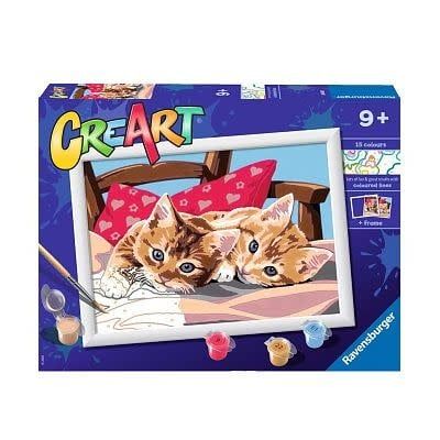 Paint by Numbers - Two Cuddly Cats
