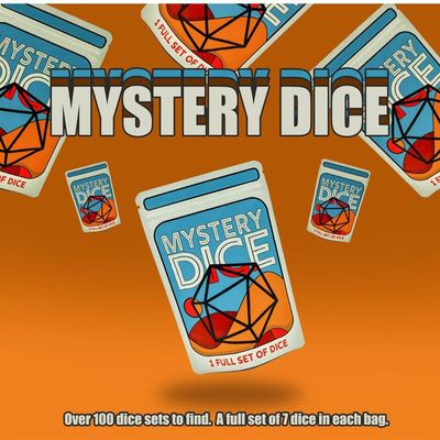 Mystery Dice: 7-Piece Dice Set (1985 Games)