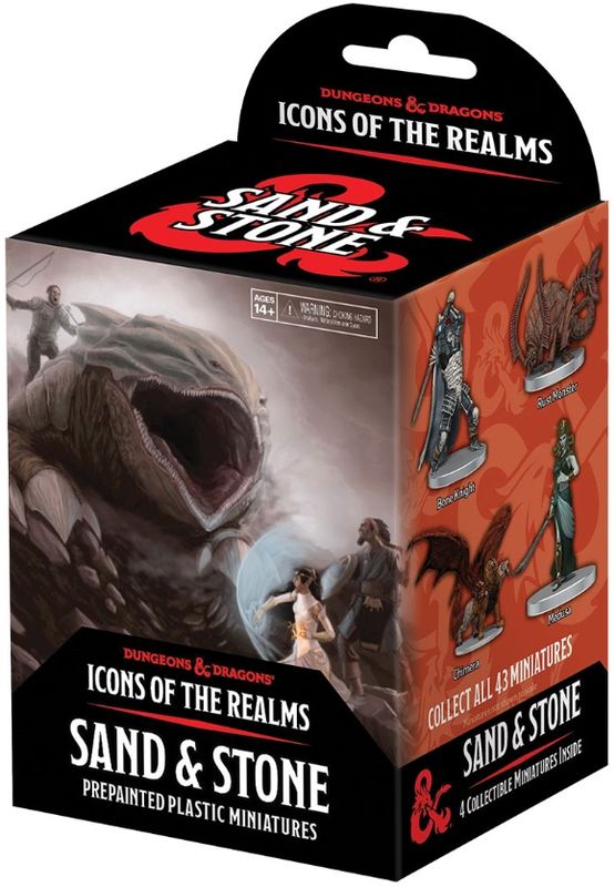 D&amp;D  Icons of the Realms: Miniature Booster - Sand &amp; Stone