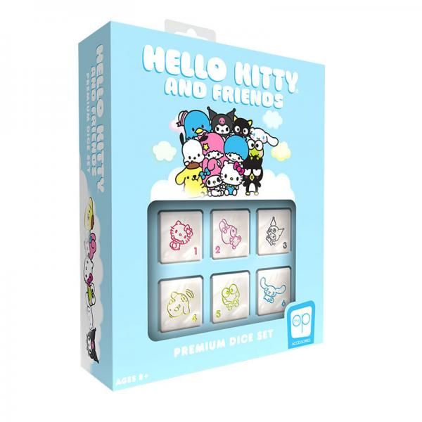 6-Piece Dice Set: Hello Kitty &amp; Friends