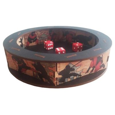 Ninja Wooden Dice Tray