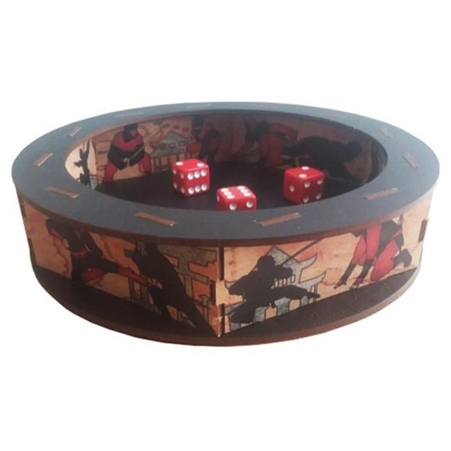Ninja Wooden Dice Tray