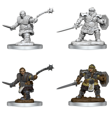 Nolzur&#39;s Marvelous Miniatures: Dwarf Fighter Female