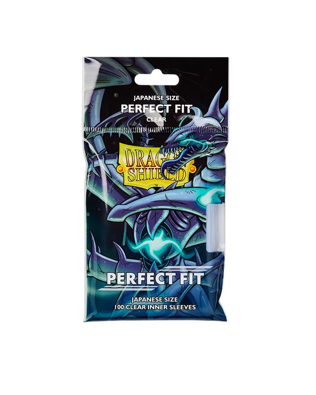 Sleeves - 59x86mm (Japanese) - Dragon Shield - 100/pk - Perfect Fit - Clear