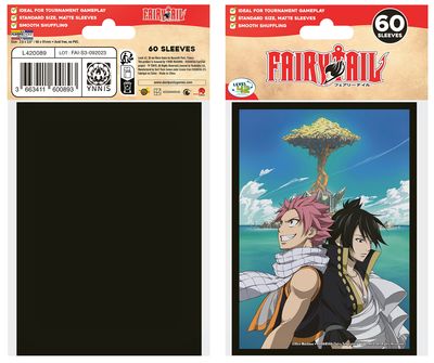 Sleeves - 62x89mm Japanime - 60/pk - Fairy Tail -
