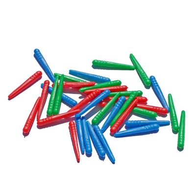 Assorted Plastic Cribbage Pegs (36)