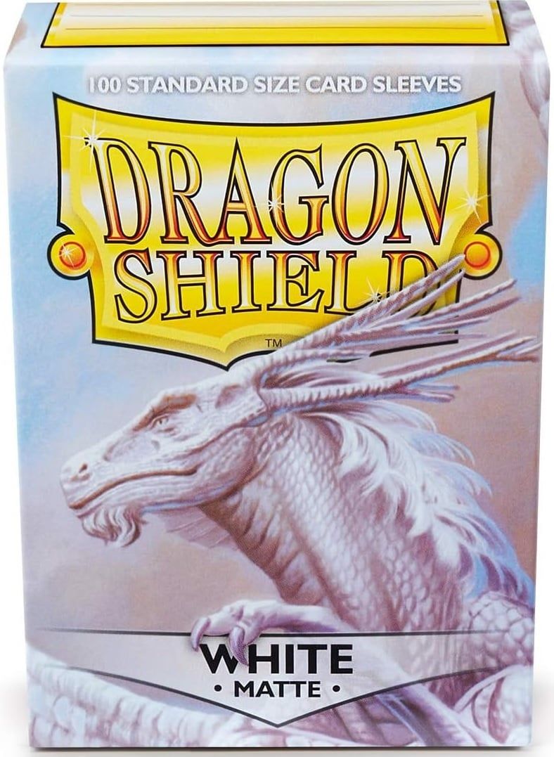 Sleeves - 63x88mm - Dragon Shield - 100/pk - Matte - White