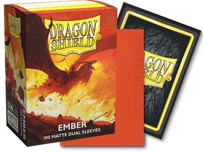 Sleeves - 63x88mm - Dragon Shield - 100/pk - Dual Matte - Ember